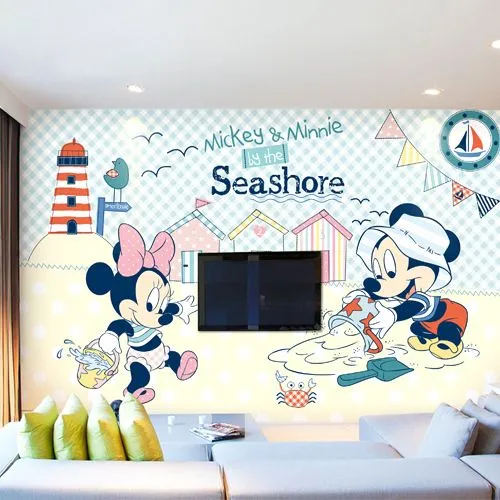 papel de parede do Mickey Mouse vender por atacado - papel de ...