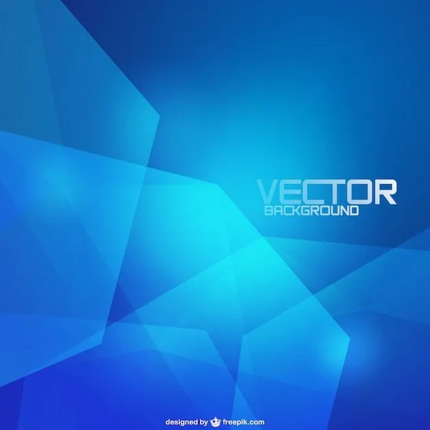 Fondo azul con formas transparentes | Descargar Vectores gratis Fondo azul con formas transparentes | Descargar Vectores gratis