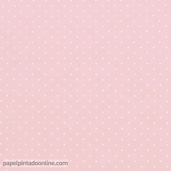Papel Pintado Infantil Babies 10152 con topitos blancos sobre ... Papel Pintado Infantil Babies 10152 con topitos blancos sobre ...