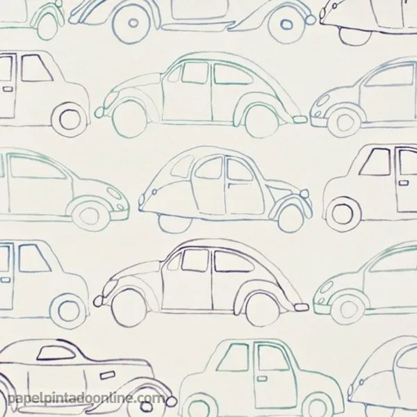 Papel Pintado Infantil Summer Camp 7283_01_41 con dibujos ...