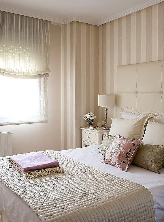 papel pintado rayas beige | Decorar tu casa es facilisimo.com papel pintado rayas beige | Decorar tu casa es facilisimo.com