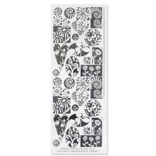 Papel Tema Grafismo floral x1 - Perles & Co Papel Tema Grafismo floral x1 - Perles & Co