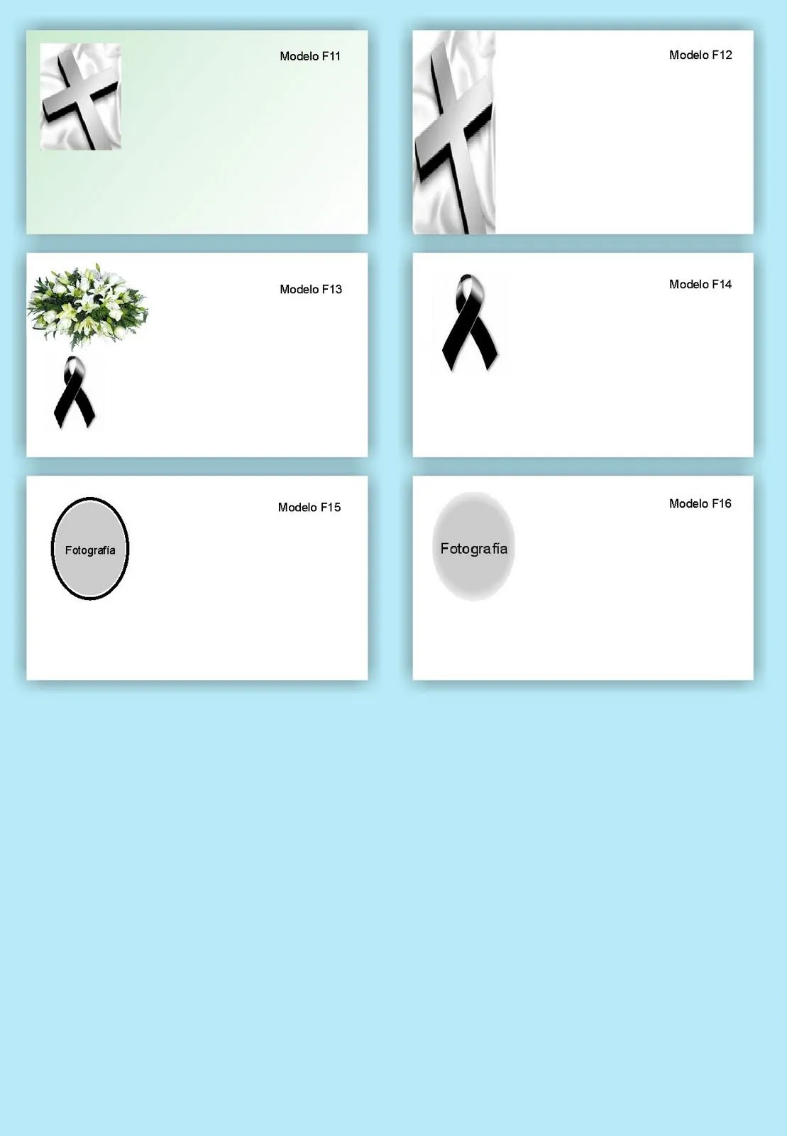 PAPELERÍA DIGITAL: TARJETAS CONDOLENCIA