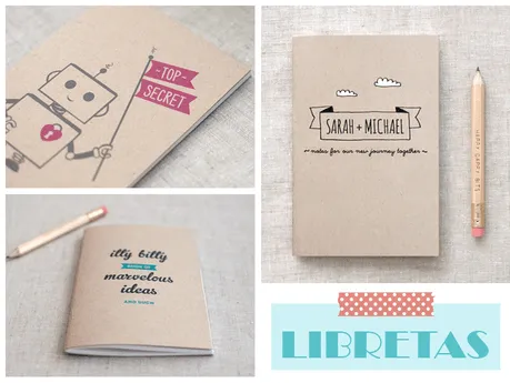 Papeleria hecha a mano by Happy Dappy Bits - Paperblog