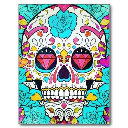 Paper | Sugar Skull, Skull and Hipster