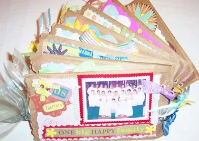 Paper Bag Scrapbook Mini Album with Tags Paper Bag Scrapbook Mini Album with Tags