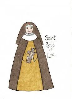 Paper Dali: Saint Rose of Lima / Santa Rosa de Lima Paper Dali: Saint Rose of Lima / Santa Rosa de Lima