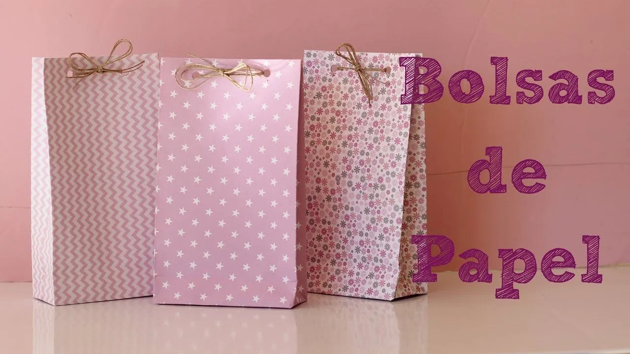 Paper Gift Bags - DIY Easy Crafts - YouTube Paper Gift Bags - DIY Easy Crafts - YouTube