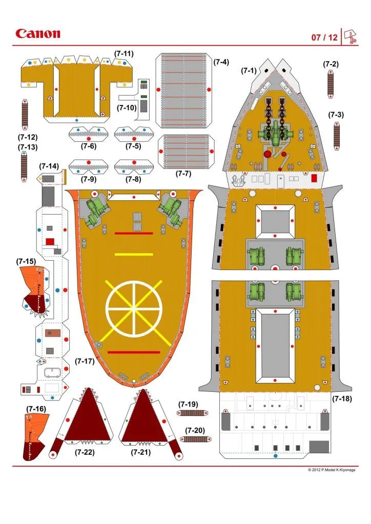 Papercraft Buque Oceanográfico – Plantilla para imprimir gratis ✂️ Papercraft Buque Oceanográfico – Plantilla para imprimir gratis ✂️