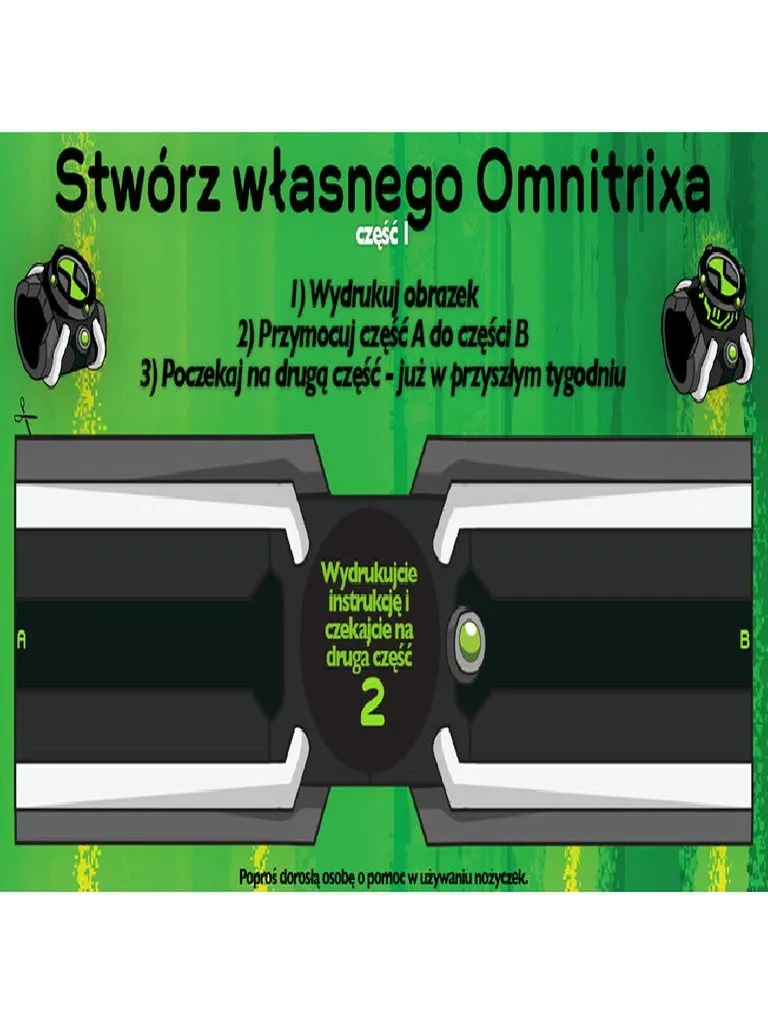 Papercraft Do Omnitrix 2017 - Ben 10 Extramet PDF | PDF