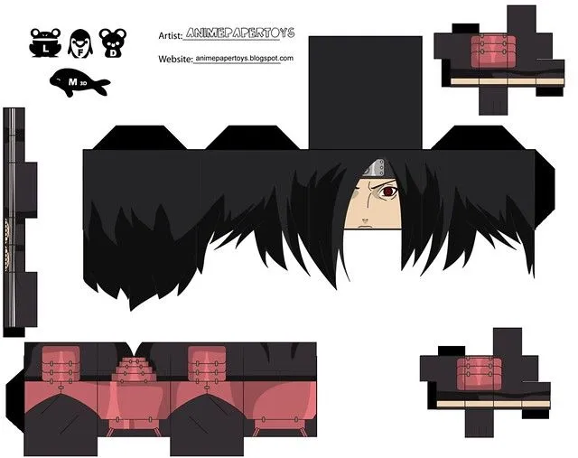 Naruto papercraft - Imagui