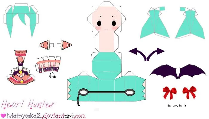 Papercraft de miku hatsune - Imagui