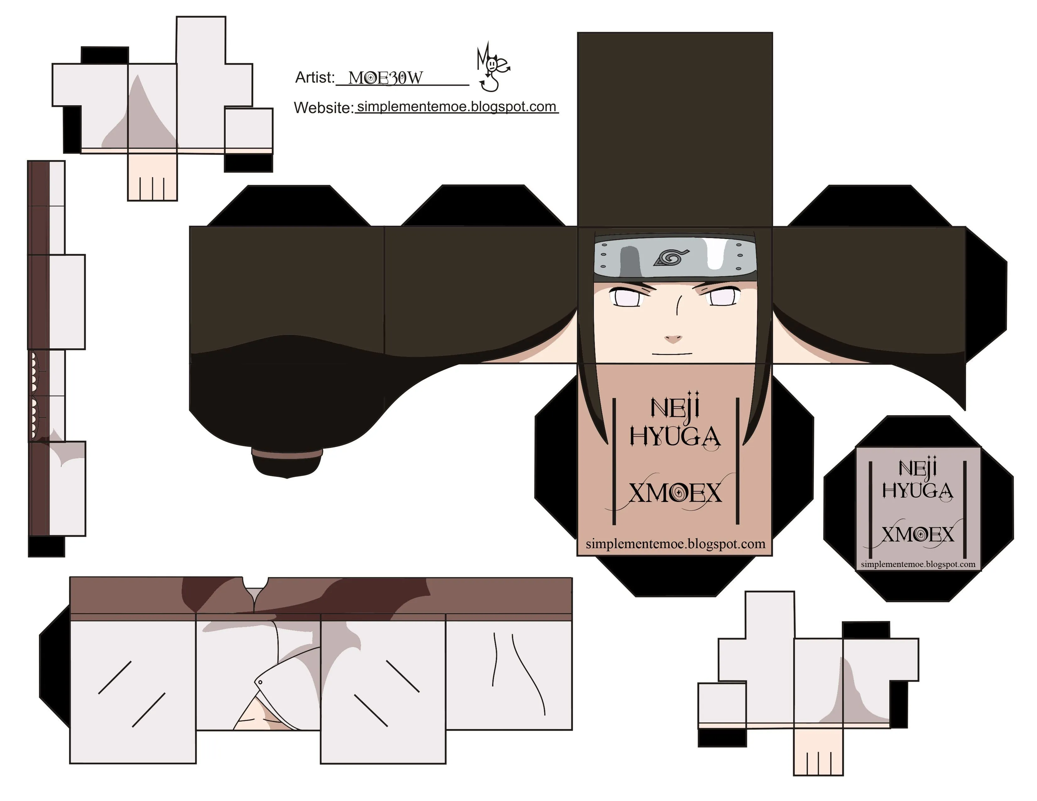 Papercraft neji - Taringa!