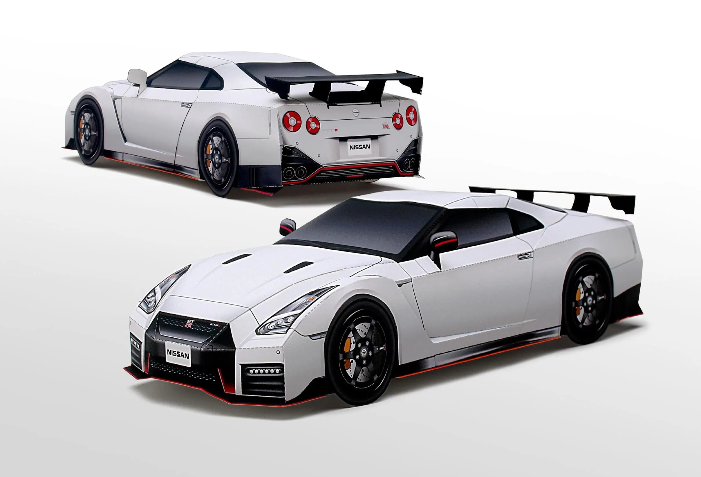 Papercraft Nissan GTR Nismo – Plantilla para imprimir gratis ✂️