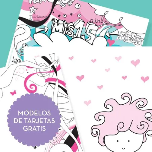 Les Papiers Invitaciones: Tarjetas de 15 años gratis para imprimir ...