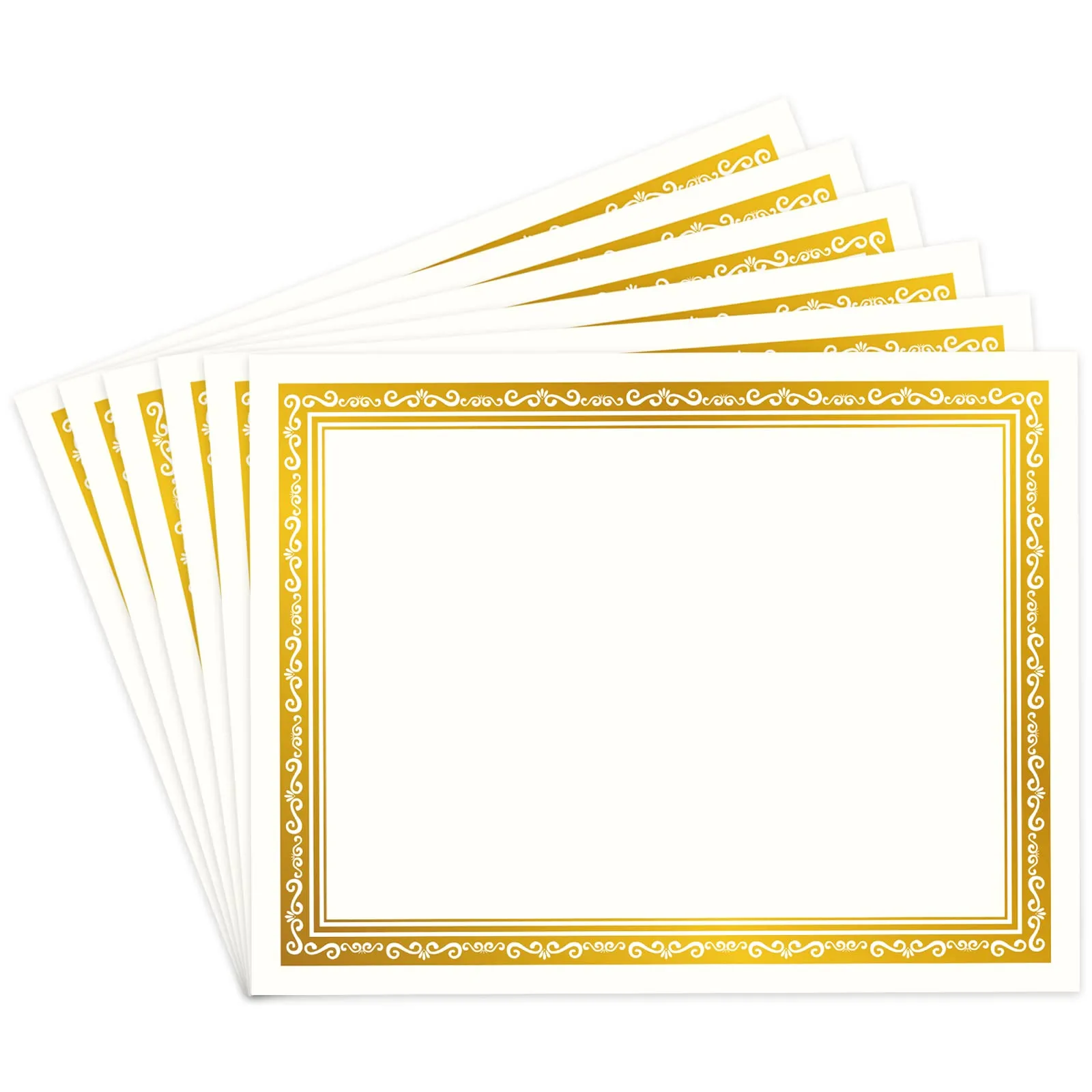 Paquete de 45 papel de aluminio dorado en blanco de 8.5 x 11 pulgadas para imprimir papel de diploma para graduación y logros de graduación certificados de reconocimiento : Amazon.com.mx: Oficina y papelería Paquete de 45 papel de aluminio dorado en blanco de 8.5 x 11 pulgadas para imprimir papel de diploma para graduación y logros de graduación certificados de reconocimiento : Amazon.com.mx: Oficina y papelería