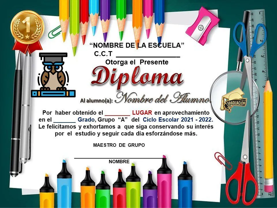 Paquete de +50 Diplomas de Graduación (Editables) Power Point Paquete de +50 Diplomas de Graduación (Editables) Power Point