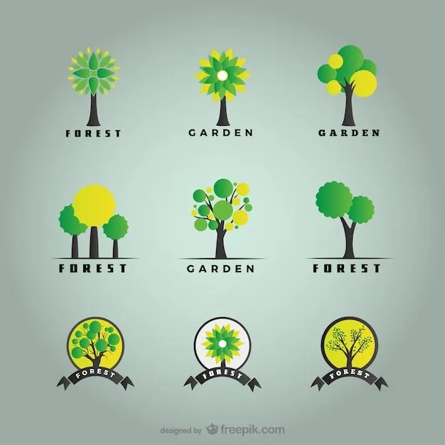 Paquete de logos forestales y de árboles | Descargar Vectores gratis Paquete de logos forestales y de árboles | Descargar Vectores gratis