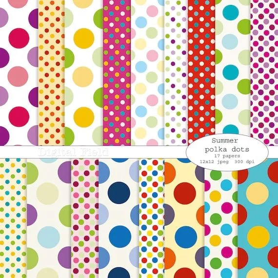 Paquete de papel de scrapbooking digital lunares por digitalfield Paquete de papel de scrapbooking digital lunares por digitalfield