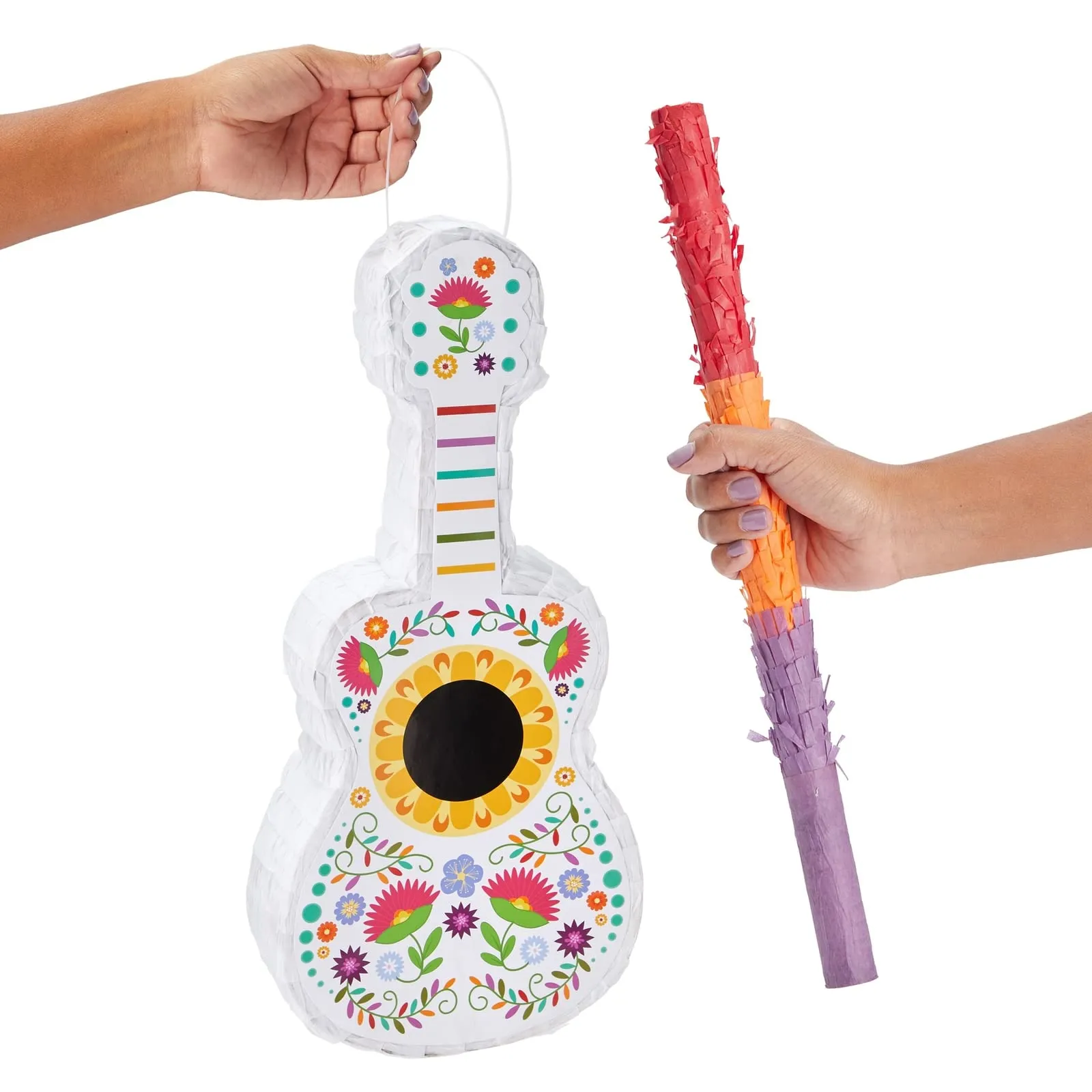Paquete de 3 piezas de piñata de guitarra floral con venda y murciélago para fiesta de cumpleaños de niños, Cinco de Mayo (17 x 10 x 3 pulgadas) : Amazon.com.mx: Juguetes y Juegos Paquete de 3 piezas de piñata de guitarra floral con venda y murciélago para fiesta de cumpleaños de niños, Cinco de Mayo (17 x 10 x 3 pulgadas) : Amazon.com.mx: Juguetes y Juegos