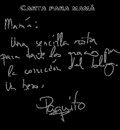 Paquito @ Holland: Una carta manuscrita versión Siglo XXI Paquito @ Holland: Una carta manuscrita versión Siglo XXI