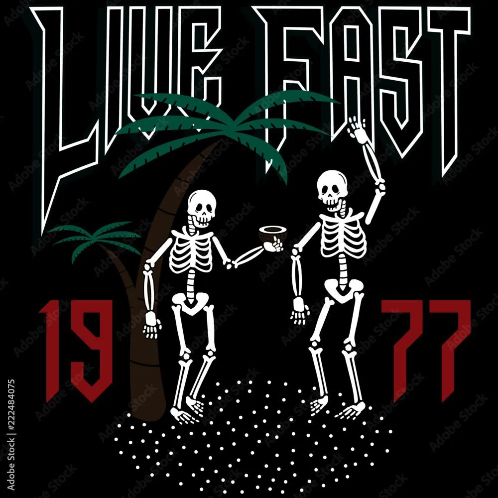 Par de calaveras bailando con palmeras de fondo, Stock Vector | Adobe Stock Par de calaveras bailando con palmeras de fondo, Stock Vector | Adobe Stock