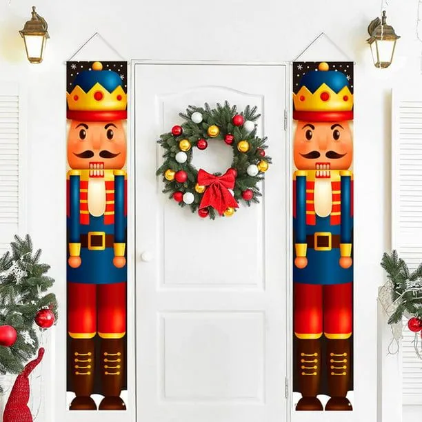 1 par de carteles de cascanueces de Navidad, cortina de puerta, carteles de Navidad, cascanueces, de Soledad Banners de cascanueces | Bodega Aurrera en línea 1 par de carteles de cascanueces de Navidad, cortina de puerta, carteles de Navidad, cascanueces, de Soledad Banners de cascanueces | Bodega Aurrera en línea