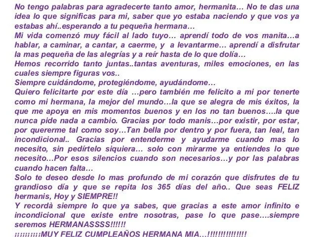 para-la-mejor-hermana-del- ...