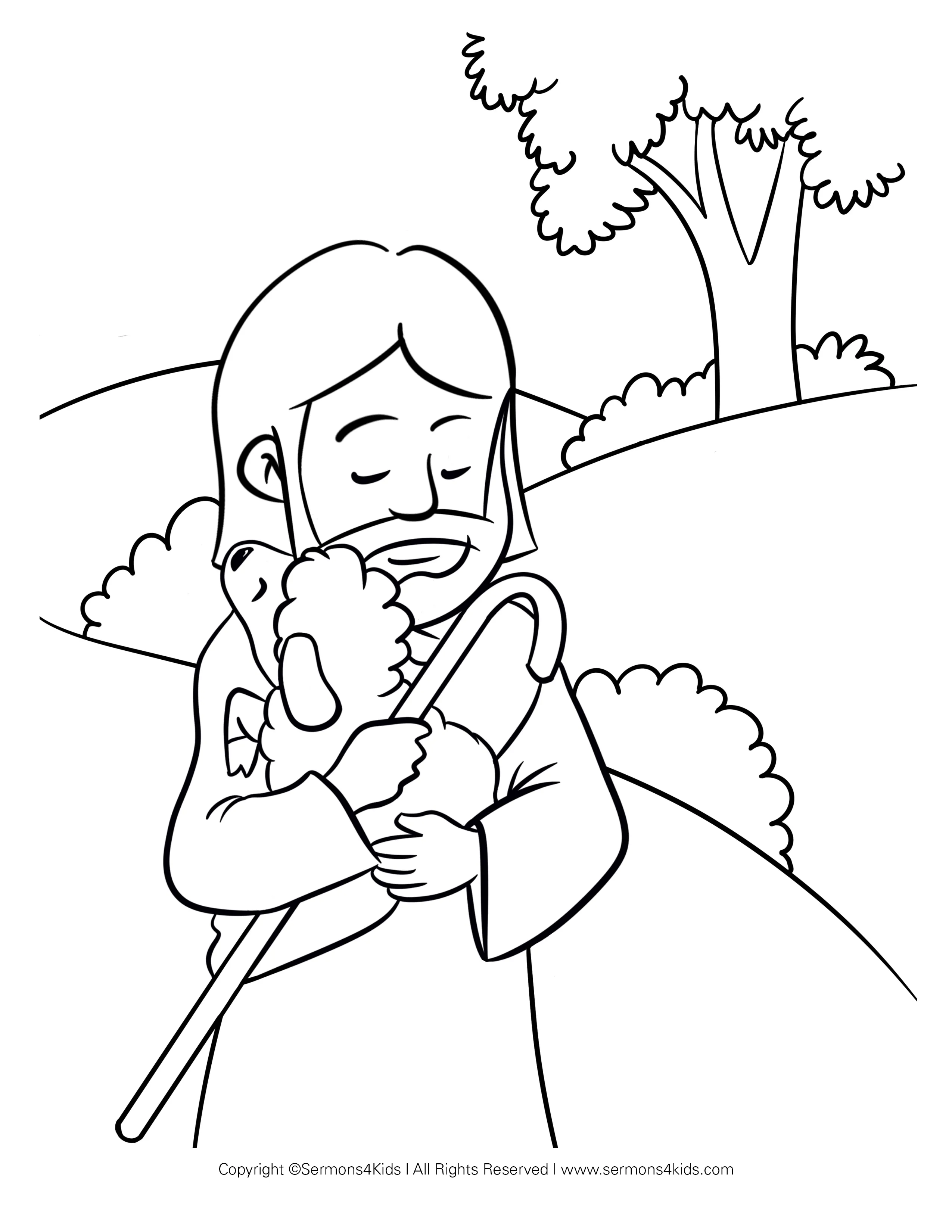 Parábola de la oveja perdida | Sermones para Niños del Sermons4Kids.co... Parábola de la oveja perdida | Sermones para Niños del Sermons4Kids.co...