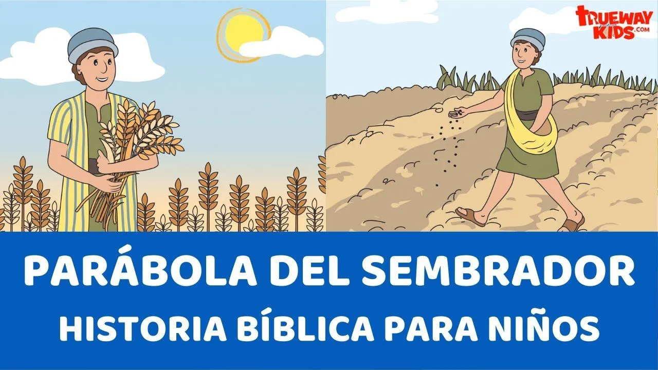 Parábola del sembrador - Historia bíblica para niños - YouTube Parábola del sembrador - Historia bíblica para niños - YouTube