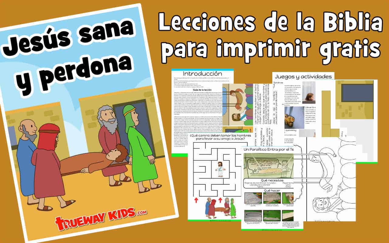Un Paralítico Entra por el Techo - Jesús sana y perdona - Trueway Kids Un Paralítico Entra por el Techo - Jesús sana y perdona - Trueway Kids