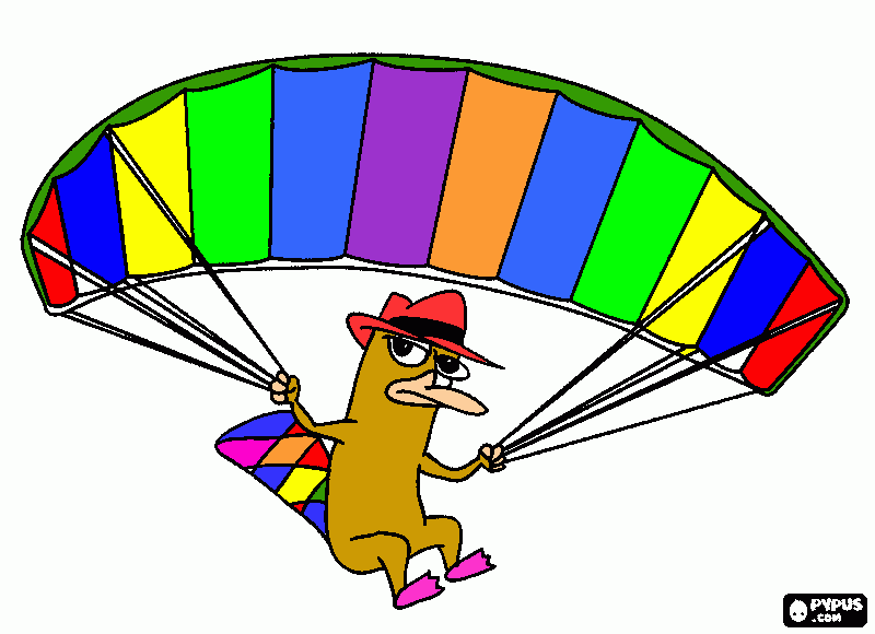 Parapente para colorear, Parapente para imprimir Parapente para colorear, Parapente para imprimir