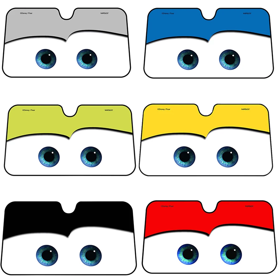 Parasol para parabrisas de coche, cubierta de papel de aluminio, dibujos animados, ojos grandes, Color - AliExpress Parasol para parabrisas de coche, cubierta de papel de aluminio, dibujos animados, ojos grandes, Color - AliExpress