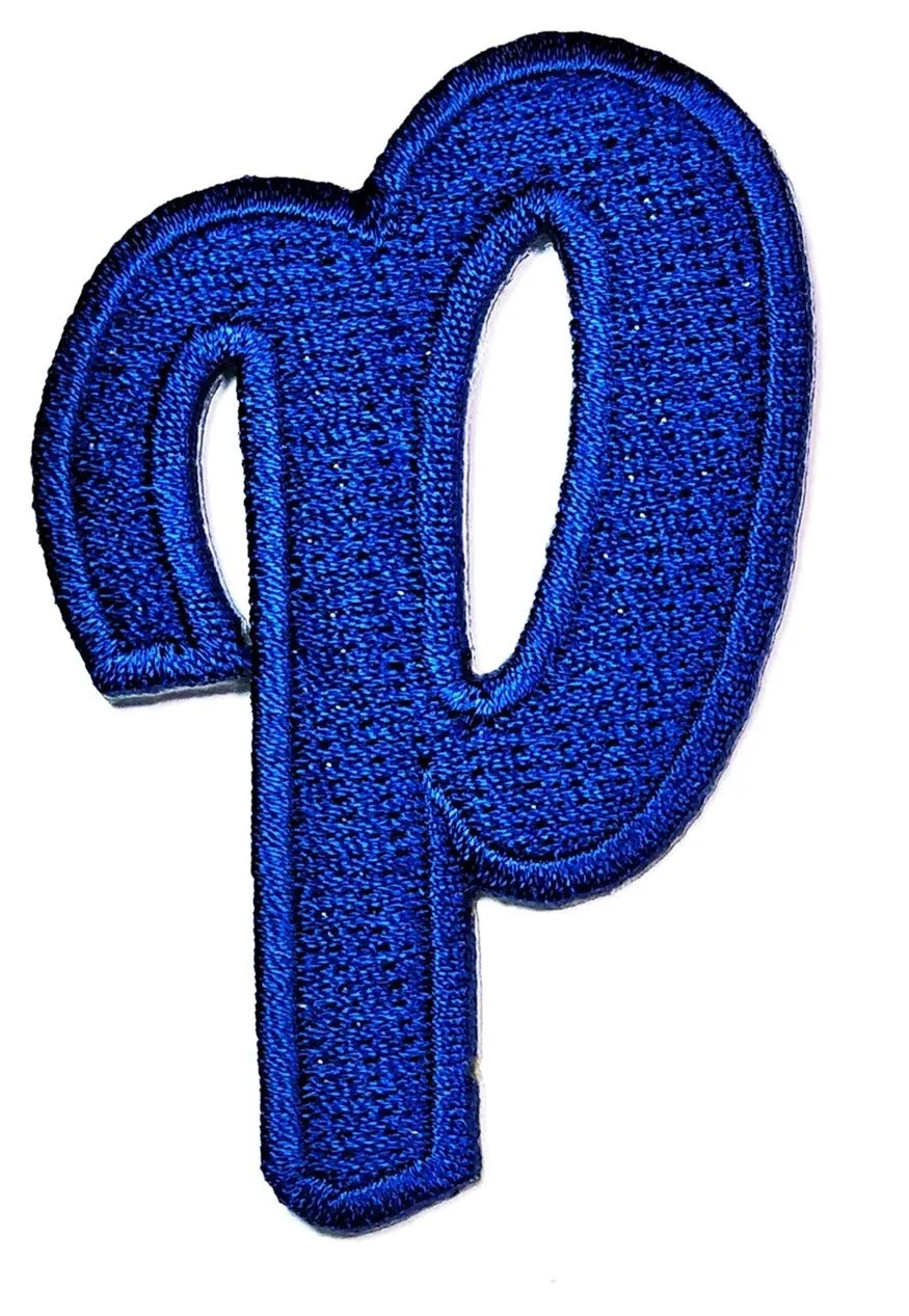 Parche bordado de letras del alfabeto P con letra P azul bordado para  planchar en inglés, etiqueta de personaje, nombre del alfabeto, disfraz de  bordado (P) : Amazon.com.mx: Hogar y Cocina