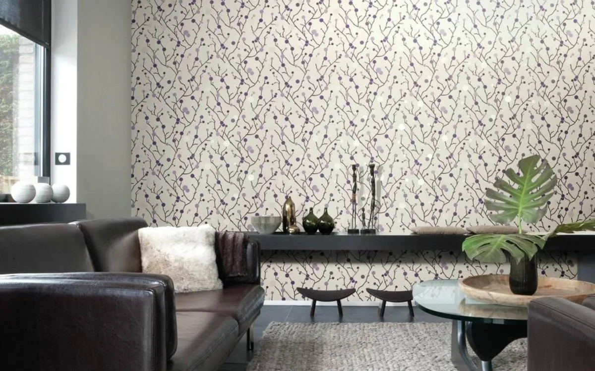 Paredes decoradas con papel tapiz