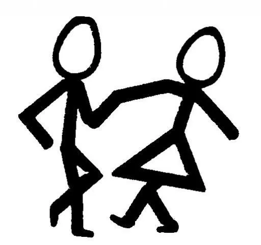 Pareja bailando cumbia para colorear - Imagui