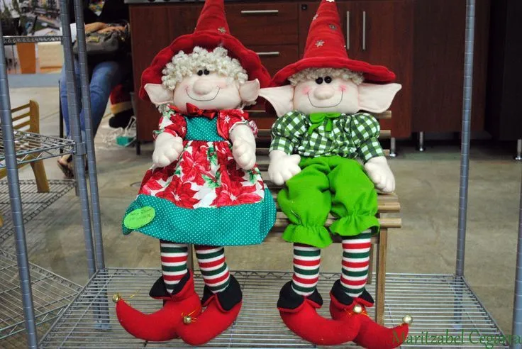 Pareja Duendes | Paño Lency | Pinterest