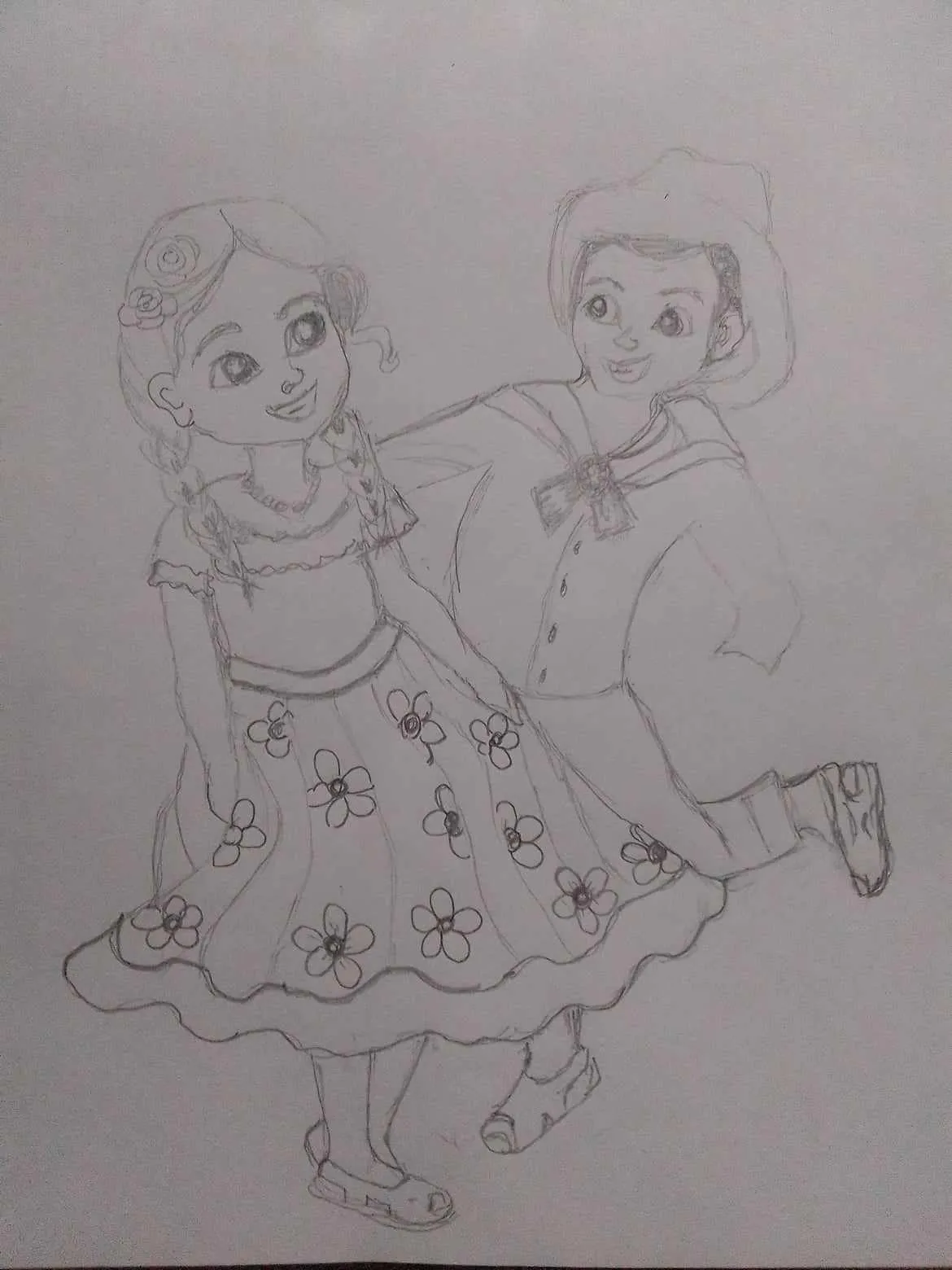 Pareja de niños baliando joropo venezolano. — Hive Pareja de niños baliando joropo venezolano. — Hive