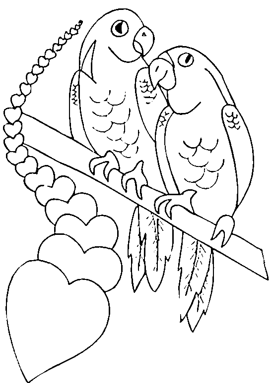 Dibujos para colorear de Animales enamorados, Plantillas para ... Dibujos para colorear de Animales enamorados, Plantillas para ...