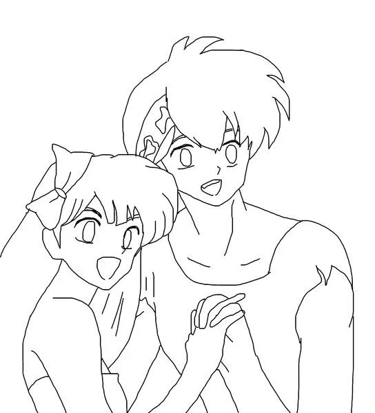 Parejas de anime para dibujar - Imagui