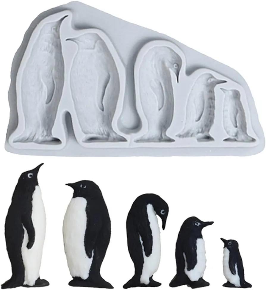 PAREKS Bonitos moldes para Hielo, Linda Bandeja Hielo pingüino, Hielo  Formas Divertidas Silicona Gruesa con Embudo para cócteles y decoración  Pasteles, Lindo : Amazon.com.mx: Hogar y Cocina