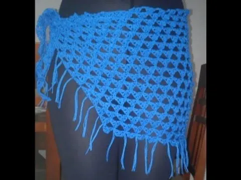 Como hacer un pareo a ganchillo o crochet nivel medio - YouTube