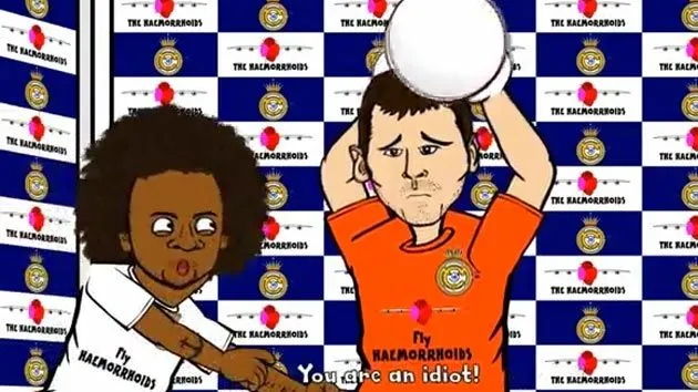 La parodia animada del desastre blanco en Champions - MARCA.com