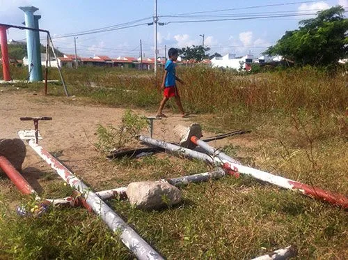 Parque abandonado en El Campanario | elheraldodecoatzacoalcos