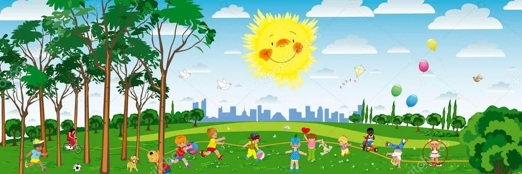 Parque infantiles — Vector stock © Mikhaylova #4965519 Parque infantiles — Vector stock © Mikhaylova #4965519