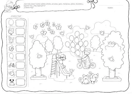 Parques animados para colorear - Imagui