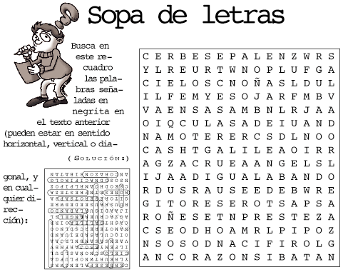 RECURSOS PARA CATEQUESIS: Sopas de letras de Navidad