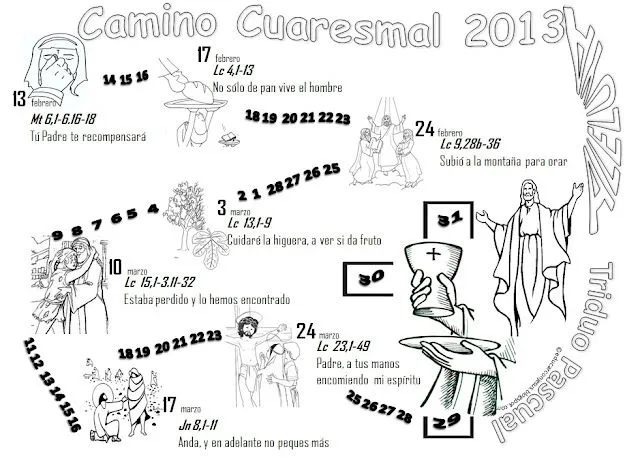 Camino hacia la Pascua: Caminos de Cuaresma 2014 para niños