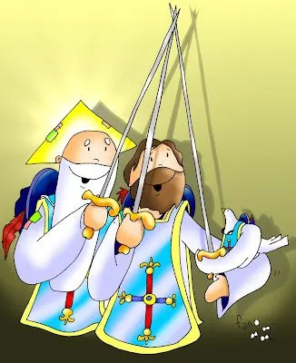 Parroquia La Inmaculada: Dibujos de Fano, La Santísima Trinidad Parroquia La Inmaculada: Dibujos de Fano, La Santísima Trinidad