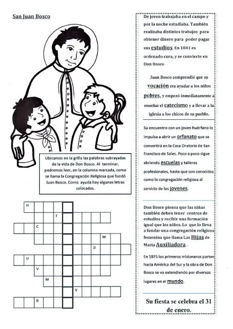 Parroquia La Inmaculada: Don Bosco, 31 enero Parroquia La Inmaculada: Don Bosco, 31 enero